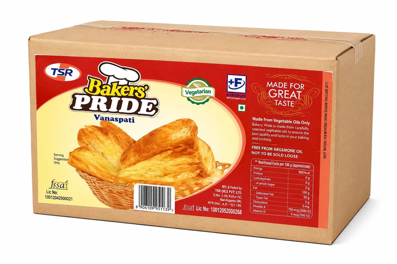 Bakers pride puff
