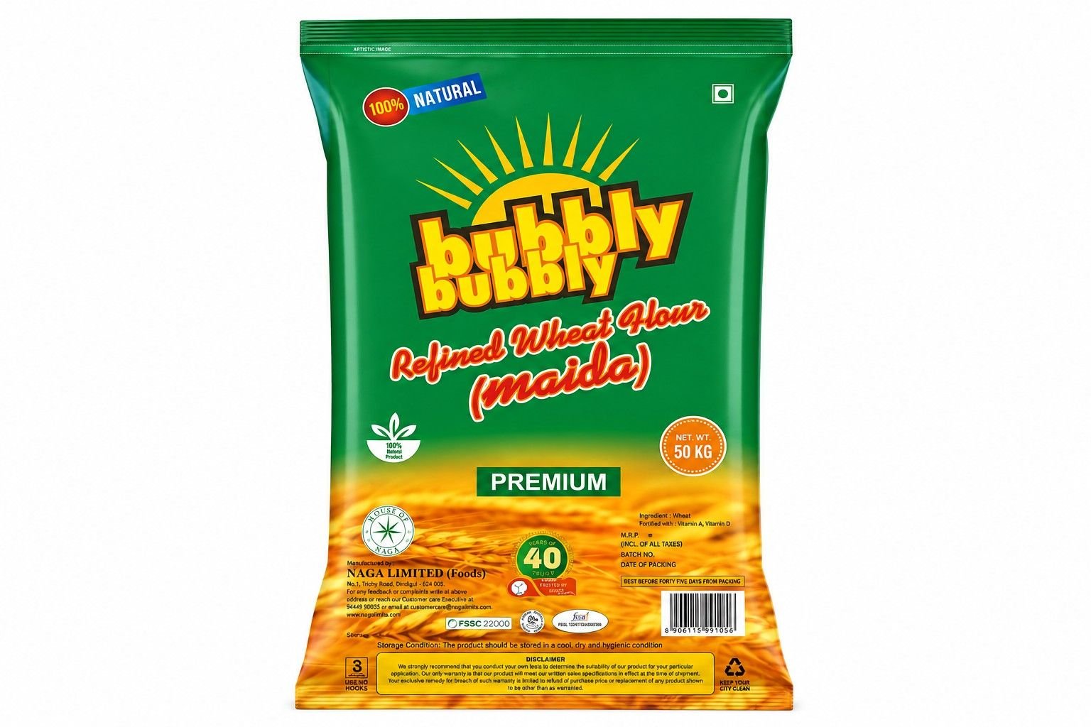 Bubbly Maida 50kg