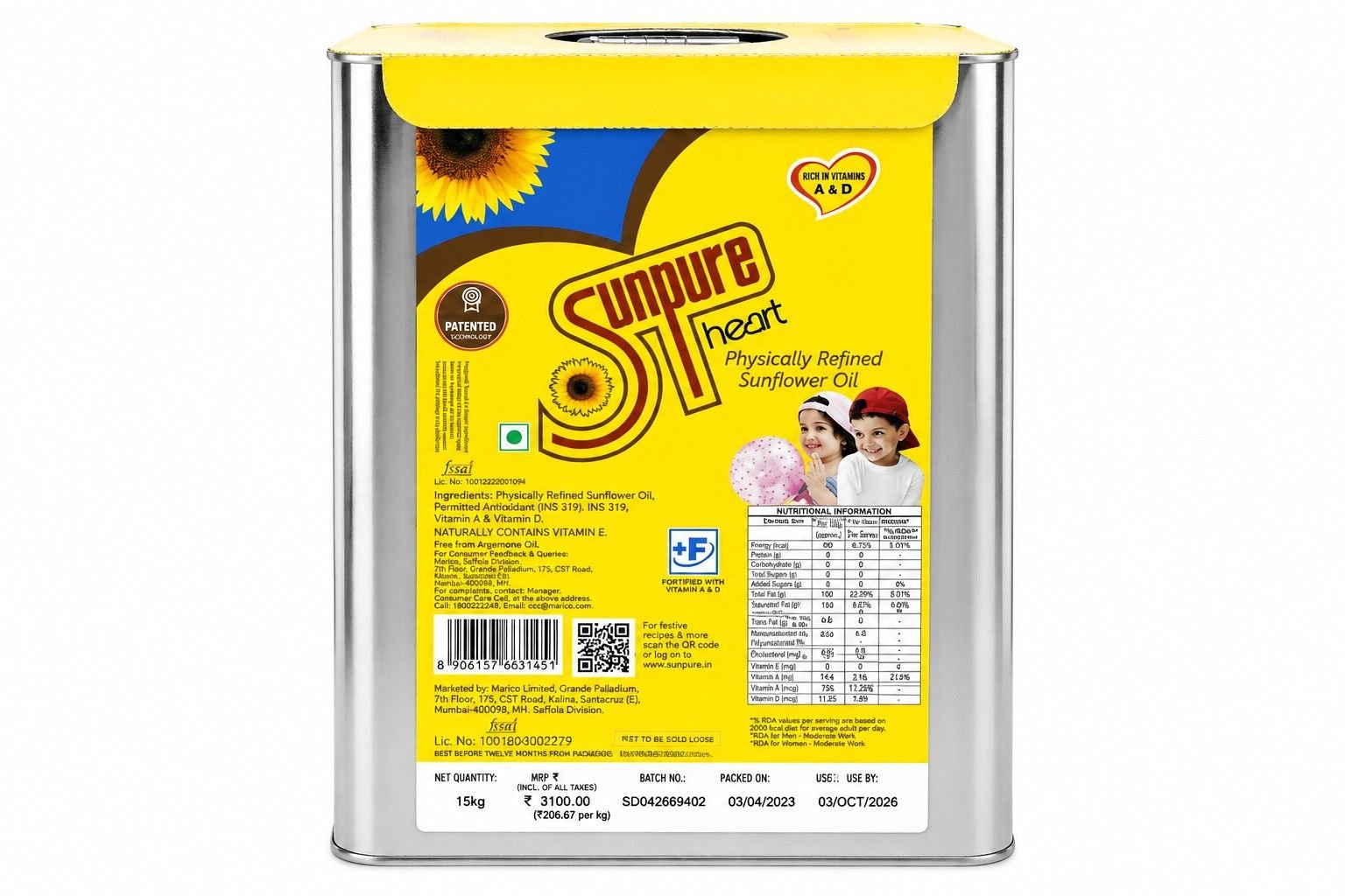 Sunpure tin