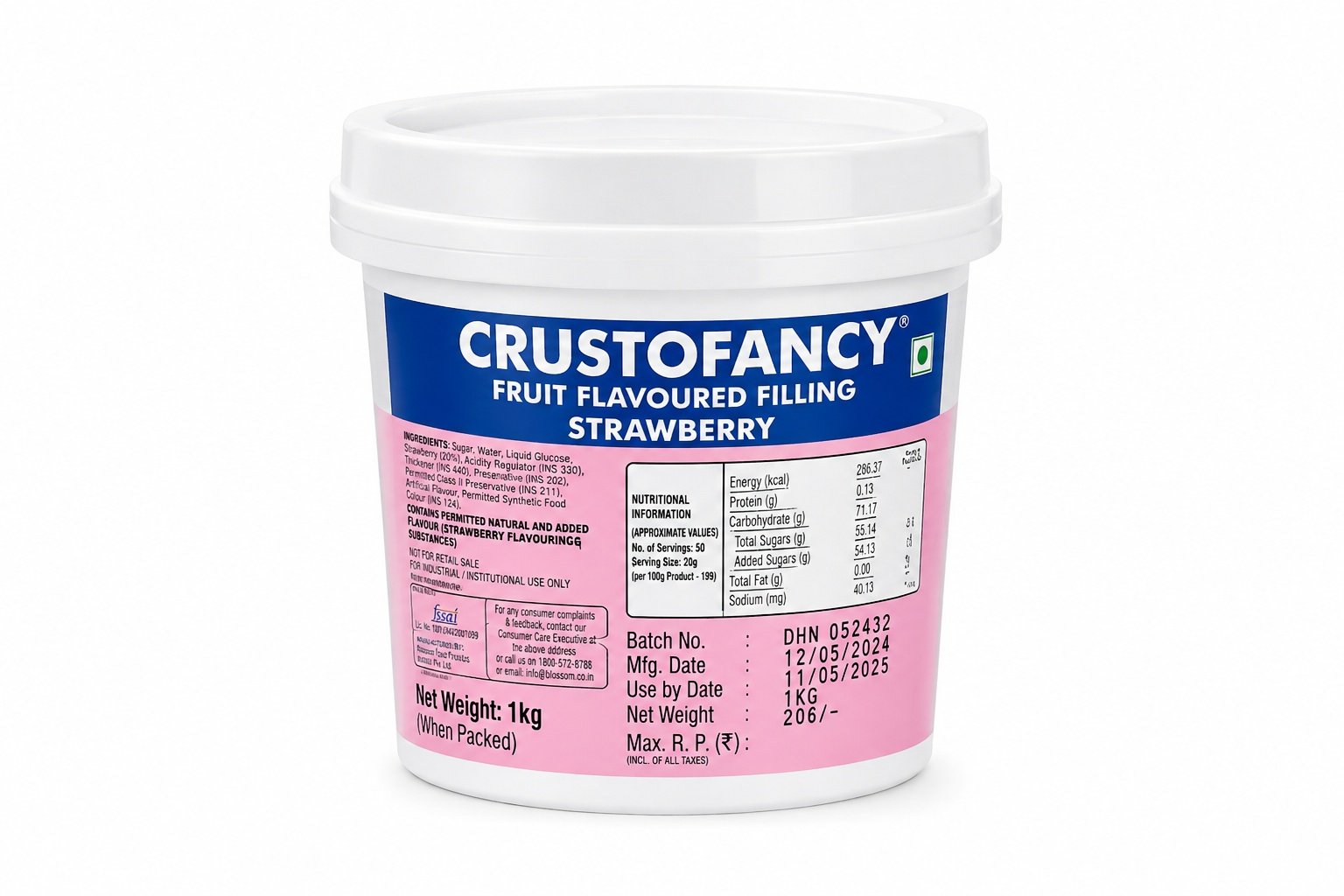 Strawberry gel 1kg