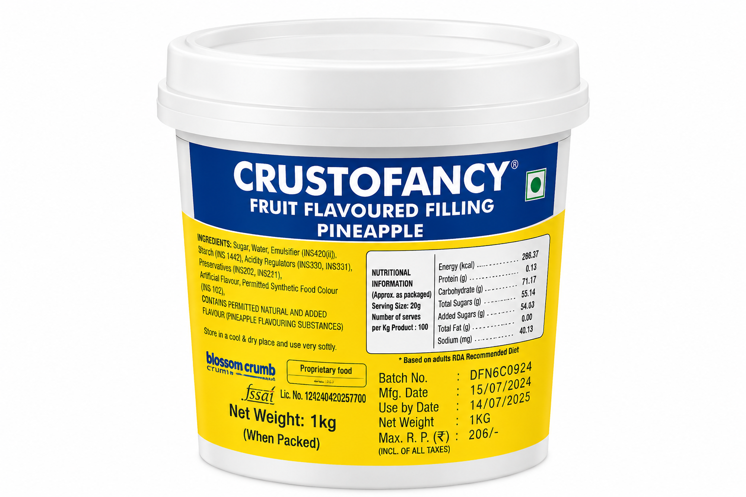 Pineapple gel 1kg