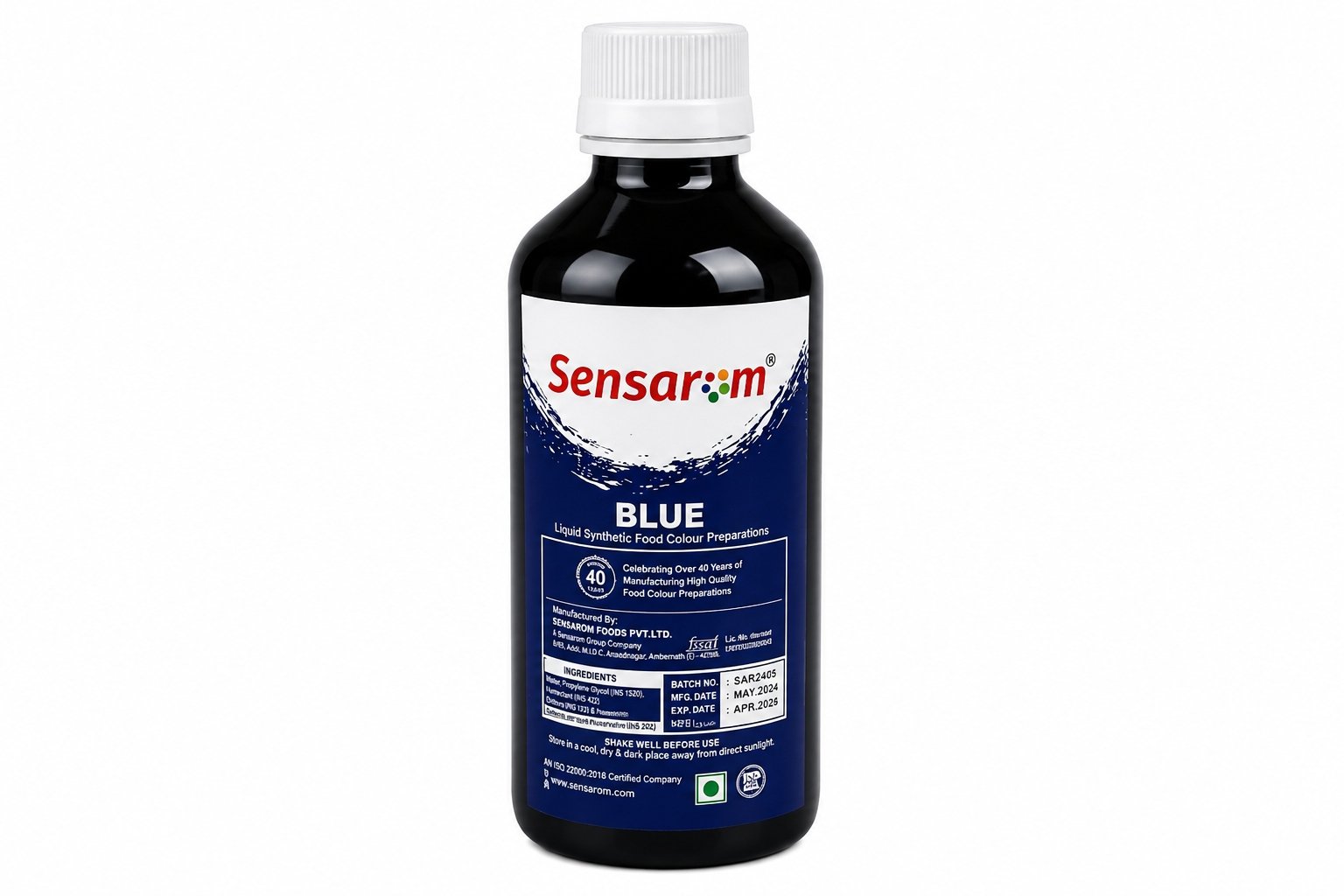 Liquid food colour Blue 500ml