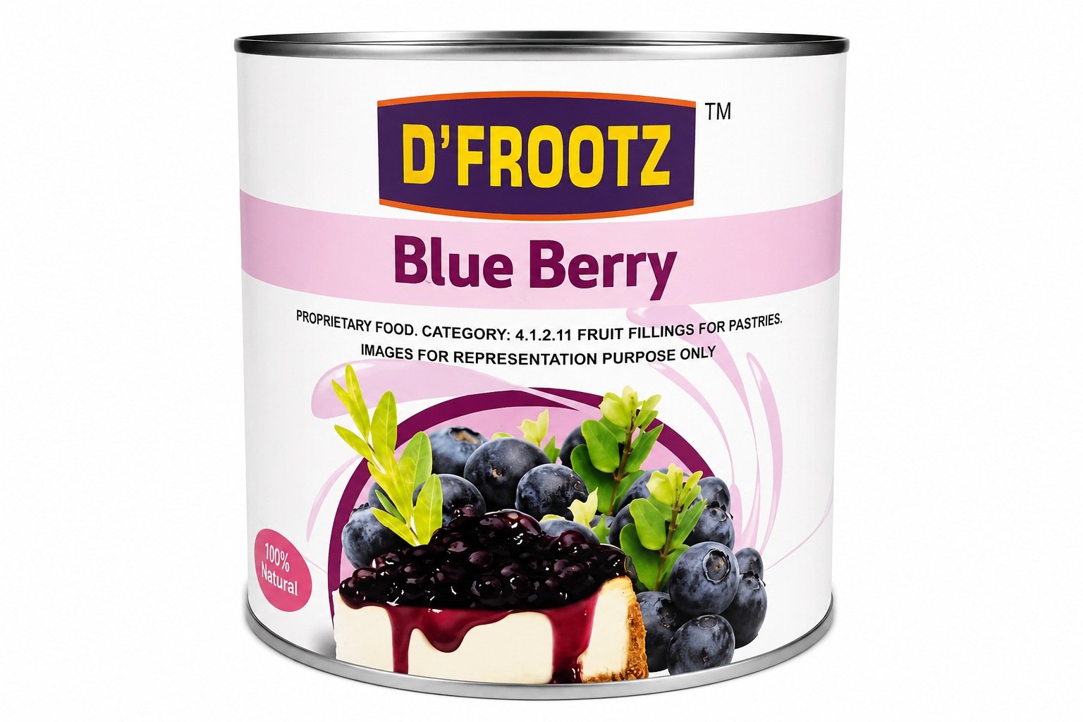 Blueberry fruit filling 2.7kg