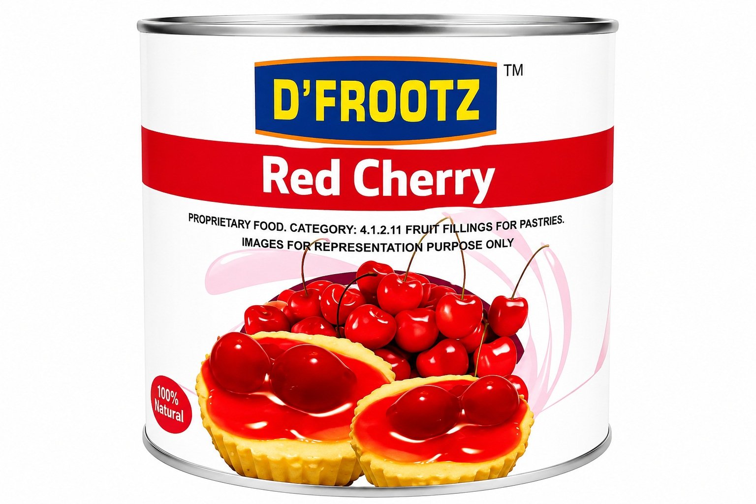 Red cherry fruit filling 2.7kg