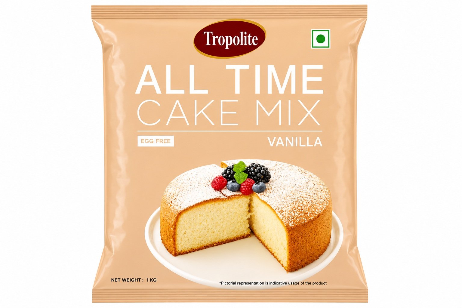 All time vanilla egg free mix