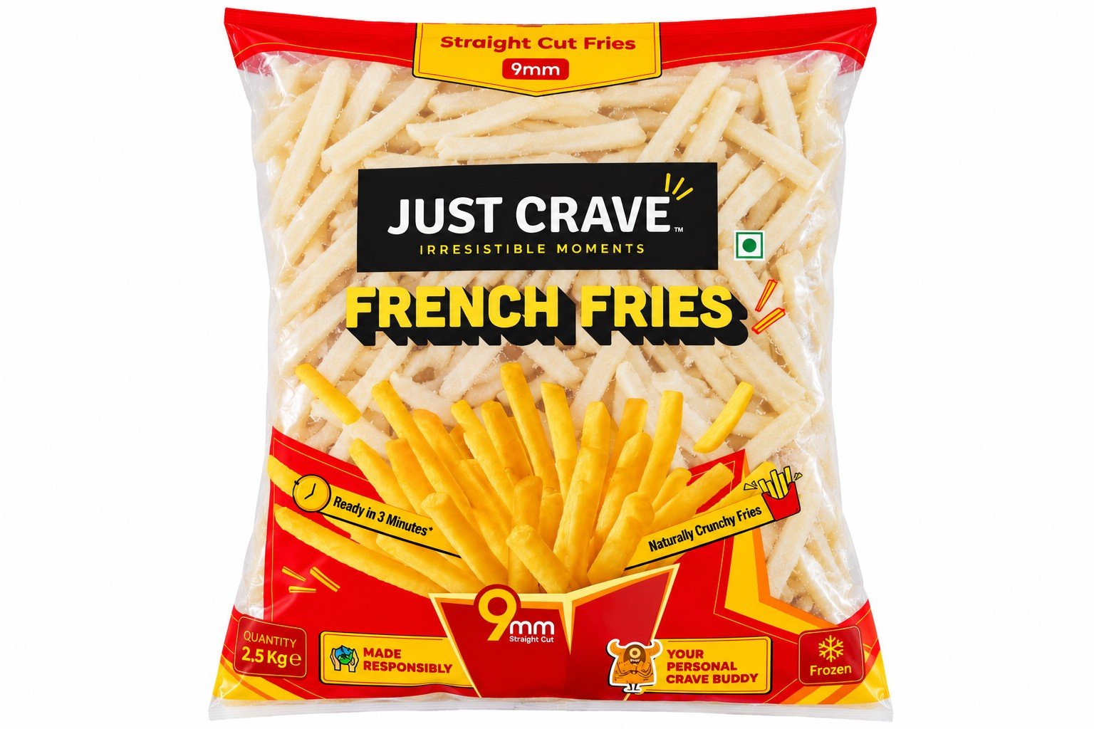 French fries 9mm 2.5kg
