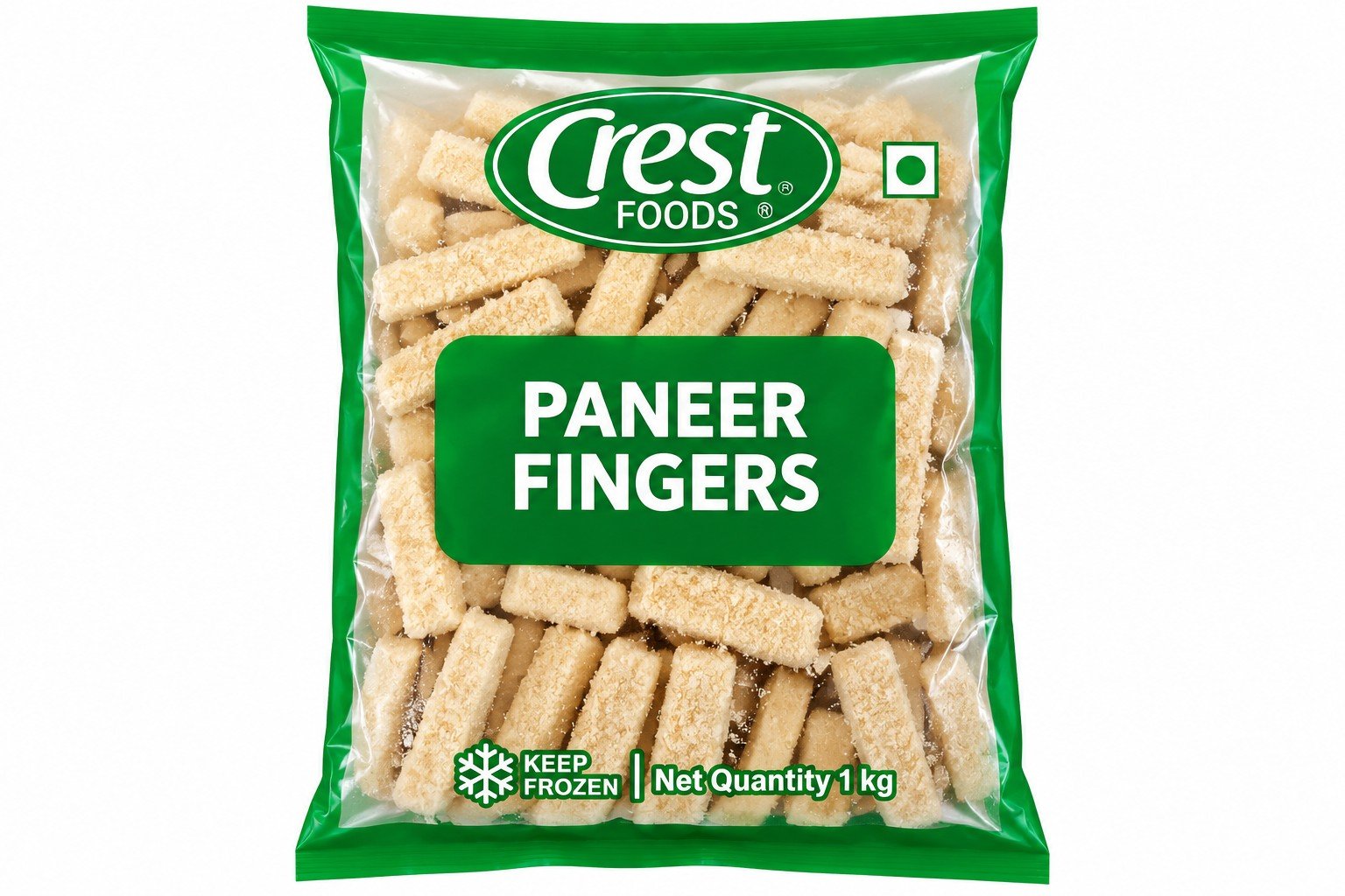 Paneer fingers 1kg - 50 pieces