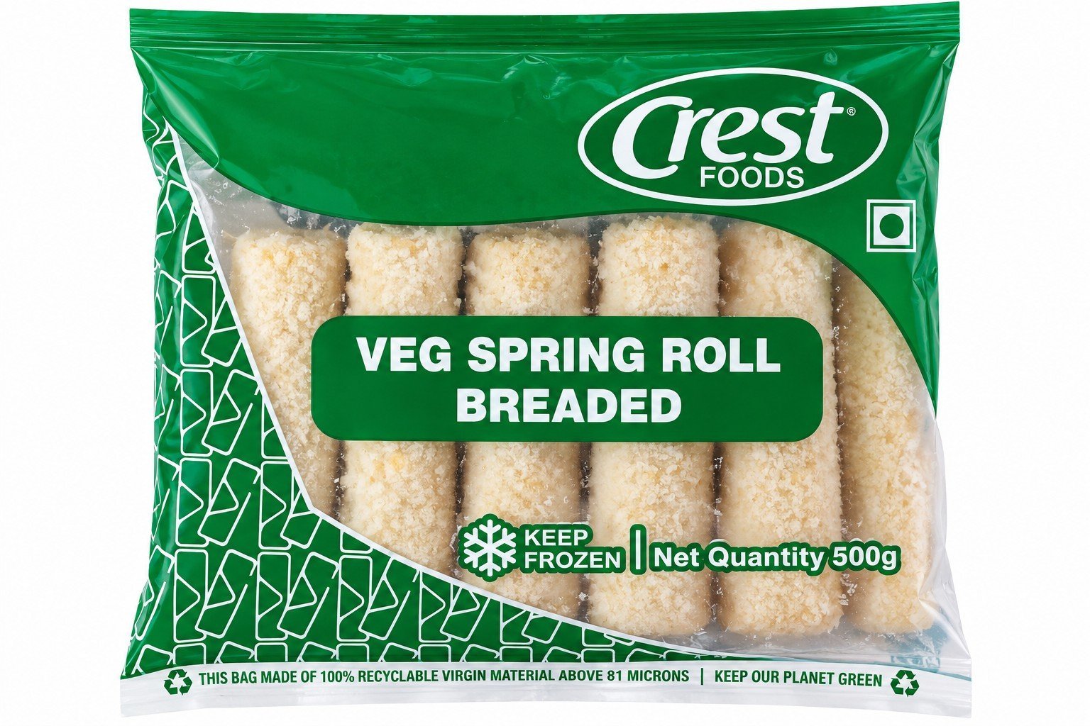 Veg spring roll 500g - 13-14 pieces