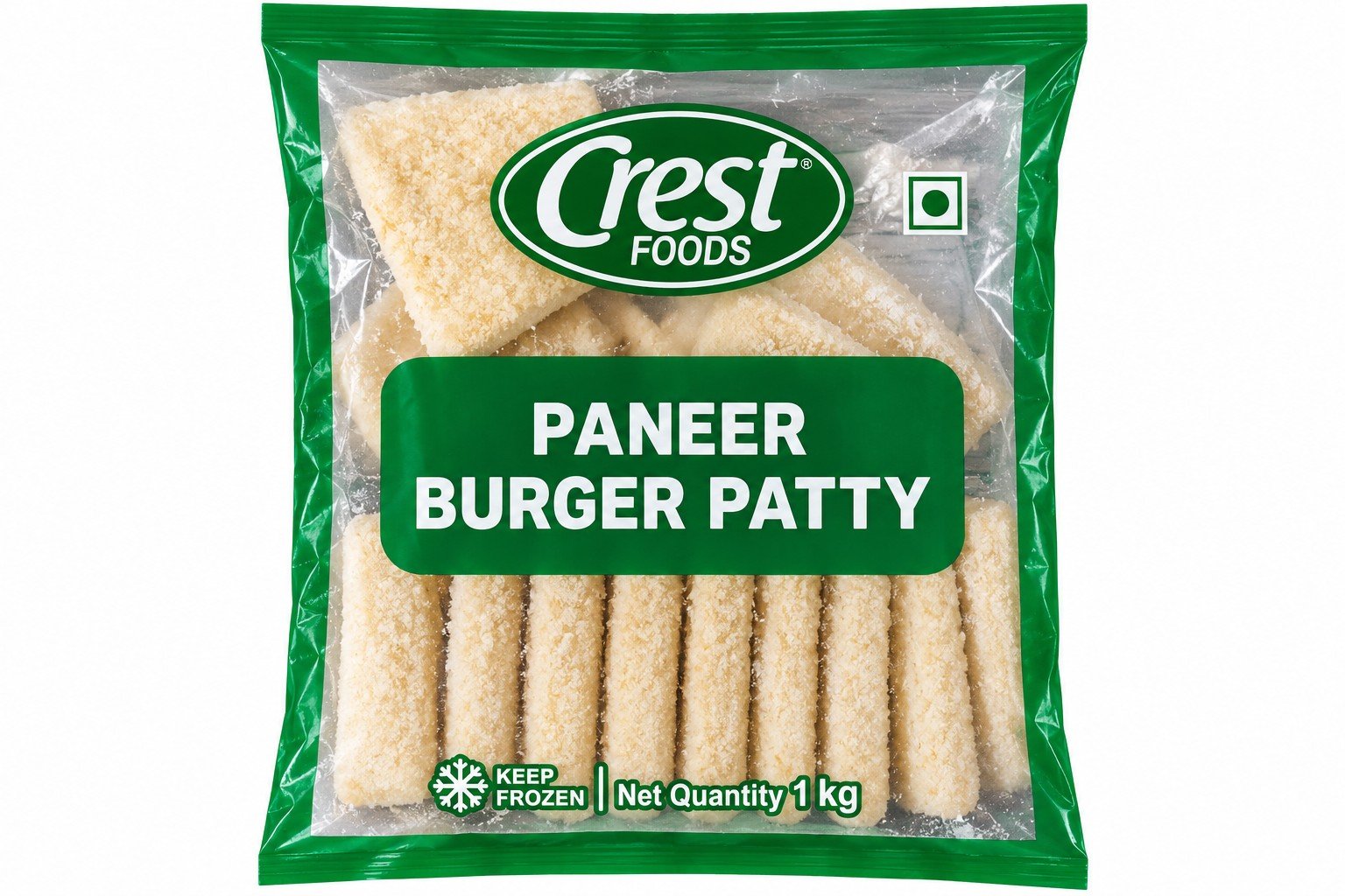 Paneer Burgers patty - 16-17 pieces