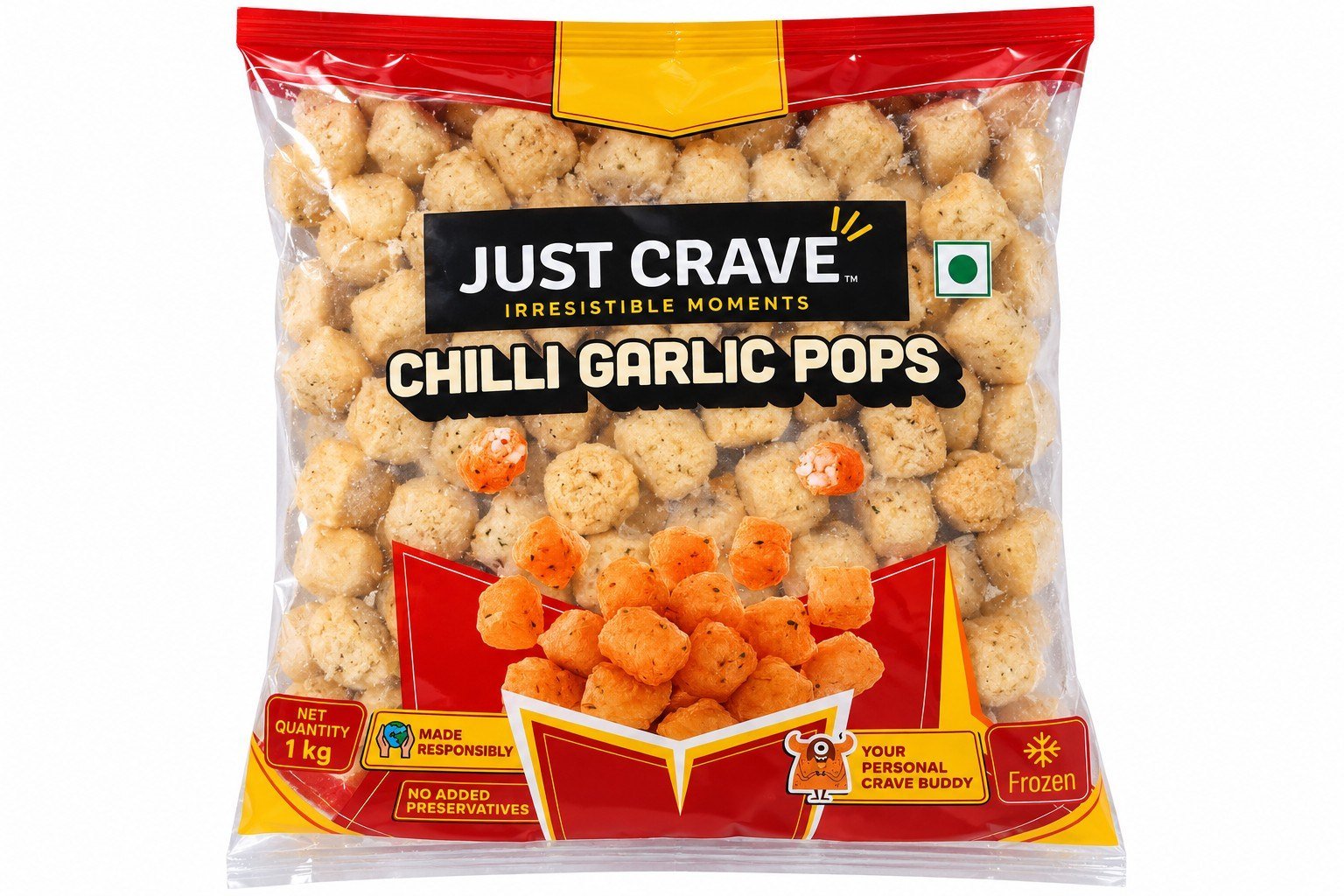 Fal chilli garlic popper 1kg - 80- 90 pieces