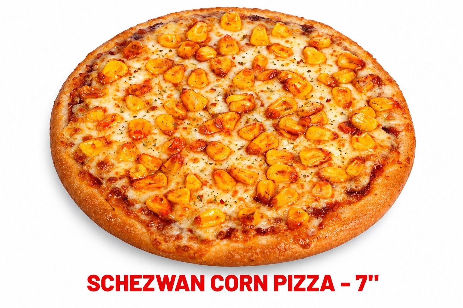 Schezwan corn pizza 7 inches