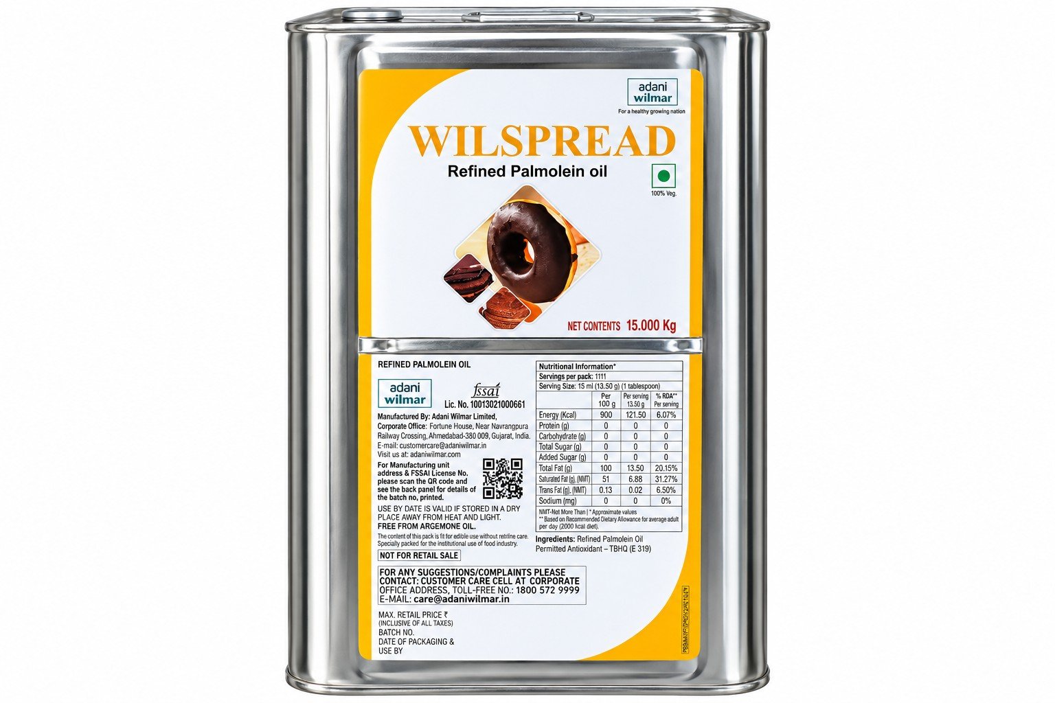 Palm kernel oil 15kg