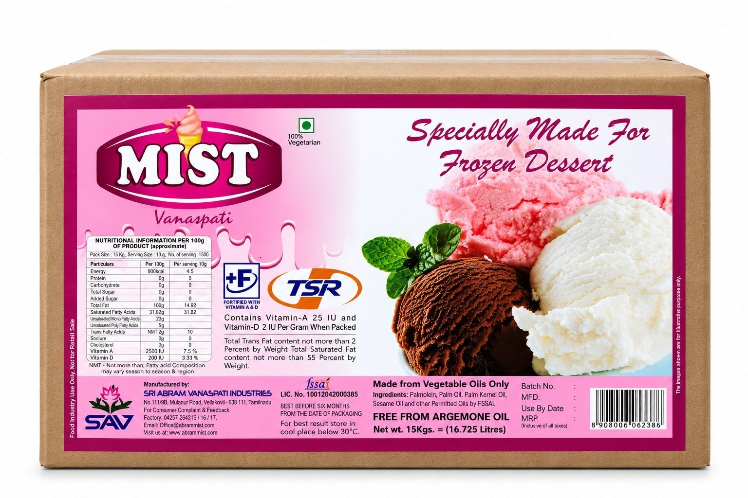 Mist ice 15kg