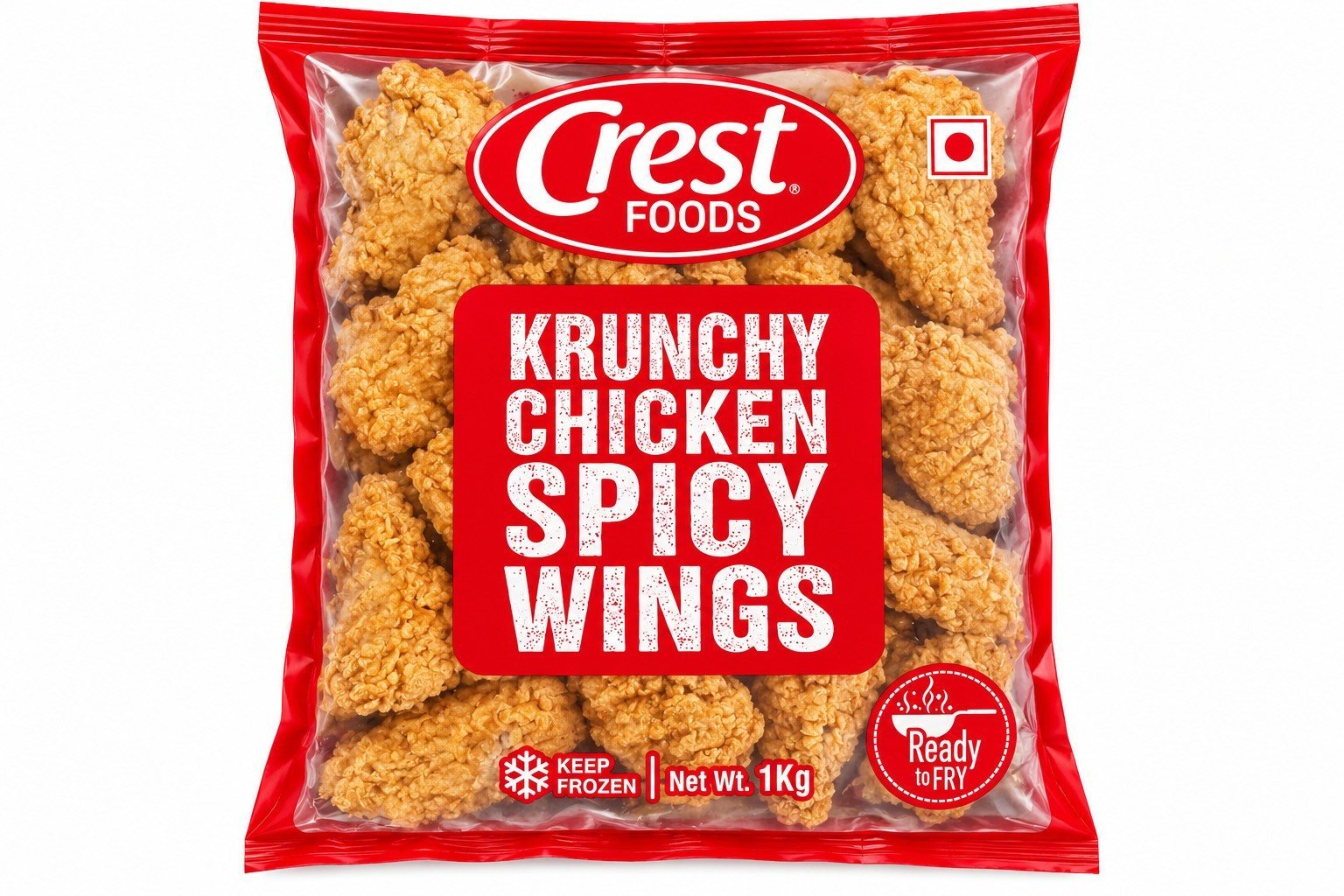 Chicken spicy wings 1kg - 25-28 pieces