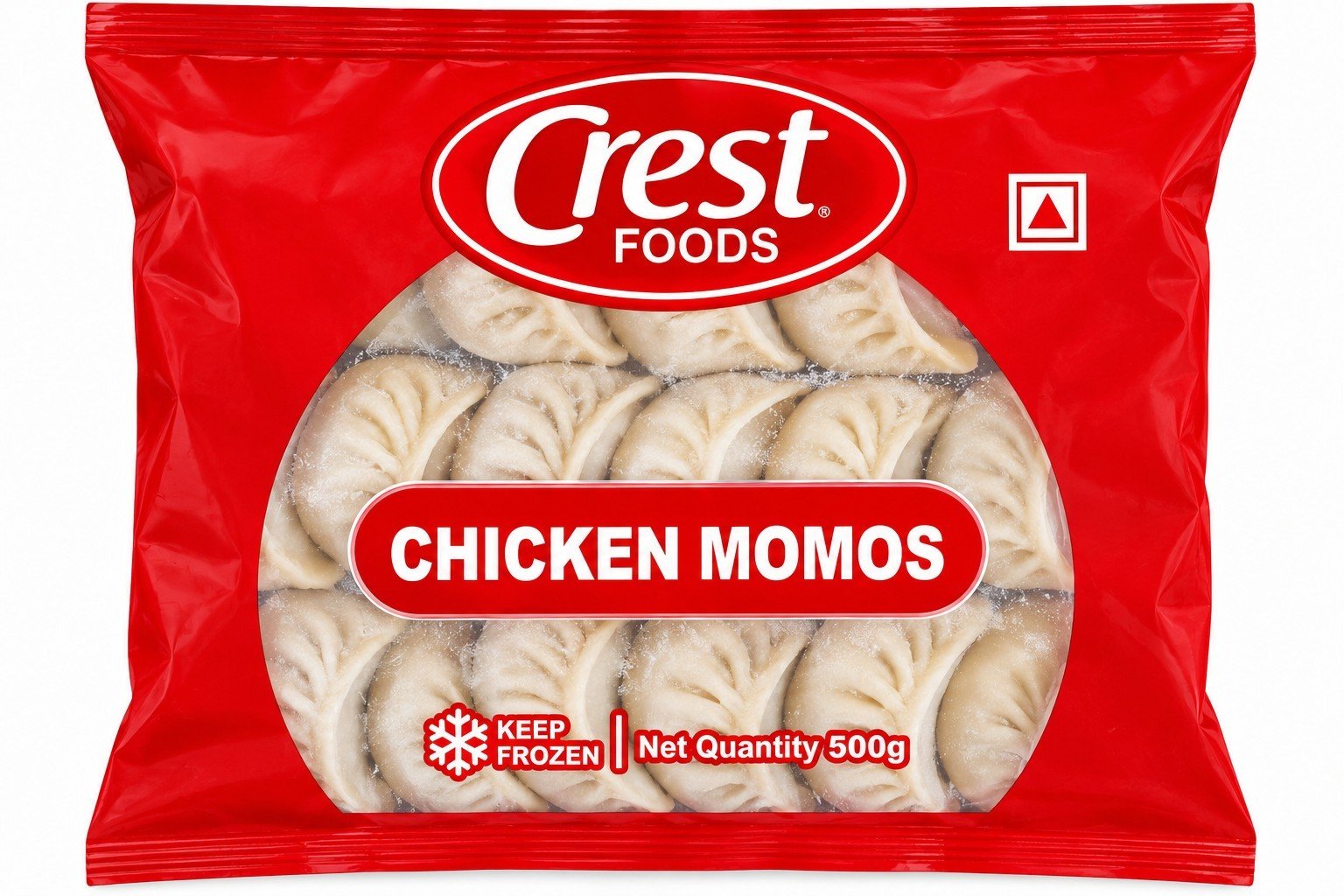 Crest Chicken Momos 500g - 25 pieces