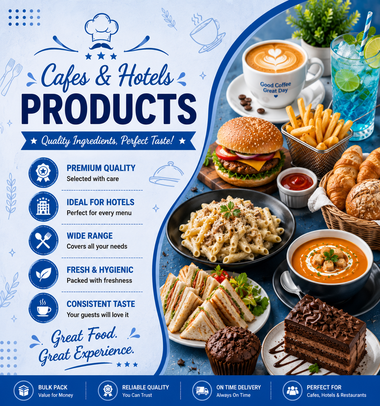 Cafes and hotels product